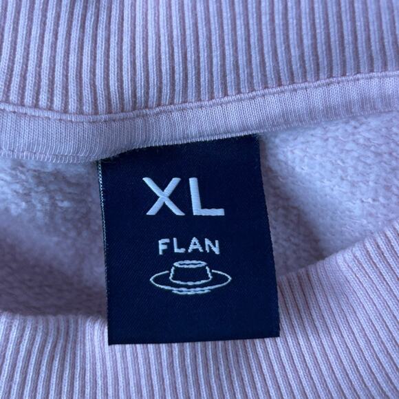 Flan Labs Eggs and Bacon Pink  Crewneck Sweatshirt  XL - Picture 5 of 8